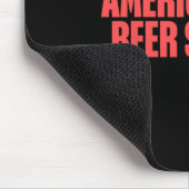 Amerika zuerst Bier zweitens Mousepad (Ecke)
