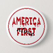 Amerika zuerst... button (Vorderseite)