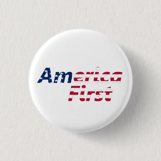 Amerika zuerst button (Vorderseite)