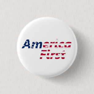 Amerika zuerst button