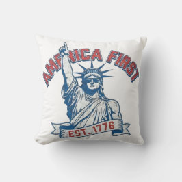 AMERIKA ZUERST - Gegr. 1776 Kissen