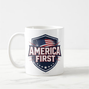 Amerika zuerst - Kaffeetasse