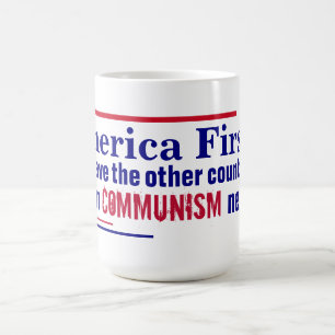 Amerika zuerst  kaffeetasse