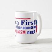 Amerika zuerst kaffeetasse (VorderseiteRechts)