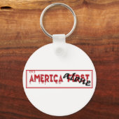 Amerika zuerst...... schlüsselanhänger (Vorderseite)