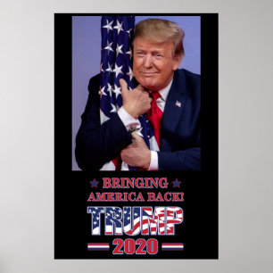 Amerika zurück bringen - Trump 2020 Poster