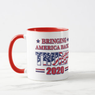 Amerika zurück für Trump 2020 Tasse