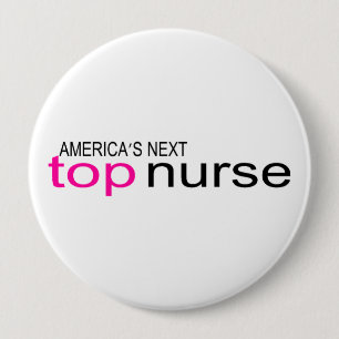 Amerikafolgende Spitzenkrankenschwester Button