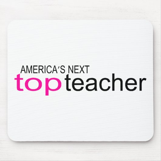 Amerikafolgender Spitzenlehrer Mousepad (Vorne)