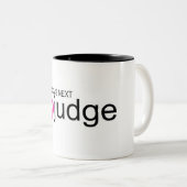 Amerikafolgender Spitzenrichter Zweifarbige Tasse (VorderseiteRechts)