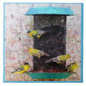 AMERIKAN GOLDFINCH TILE FLIESE (Vorderseite)
