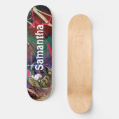 AMERIKAN GRAFFITI WARRIOR UNICORCORN SKATEBOARD (Vorderseite)