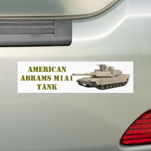 AMERIKAN M1A1 ABRAMS TANK AUTOAUFKLEBER (Auf Auto)