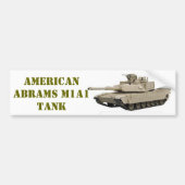 AMERIKAN M1A1 ABRAMS TANK AUTOAUFKLEBER (Vorne)
