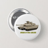 AMERIKAN M1A1 ABRAMS TANK BUTTON (Vorne & Hinten)