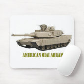 AMERIKAN M1A1 ABRAMS TANK MOUSEPAD (Mit Mouse)