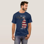 AMERIKAN PATRIOTIC MICHIGAN | IHRE STADT T-Shirt (Vorne ganz)