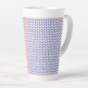 AMERIKAN STRICK hoch Latte Tasse