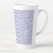 AMERIKAN STRICK hoch Latte Tasse (Rechts)