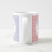 AMERIKAN VETERAN Big White Tasse (Rückseite)