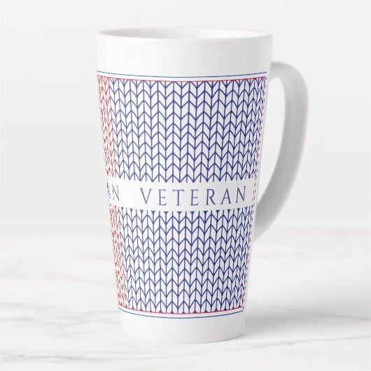 "AMERIKAN VETERAN" Große Tasse (Rechte Ecke)