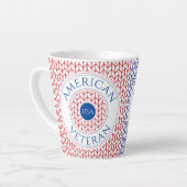 AMERIKAN VETERAN Latte Tasse (Linke Ecke)