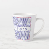 "AMERIKAN VETERAN" Latte Tasse (Rechts)