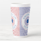 AMERIKAN VETERAN Tall Latte Tasse (Vorderseite)