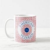 AMERIKAN VETERAN White Tasse (Links)