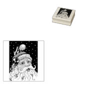 AMERIKANA ST. NICHOLAS, SANTA FACE RUBBER BRIEFMAR GUMMISTEMPEL (Stempel)