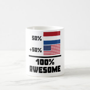 Amerikaner 100% 50% Holländer-50% fantastisch Kaffeetasse