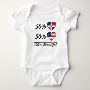 Amerikaner 50% Dominikaner-50% 100% schön Baby Strampler