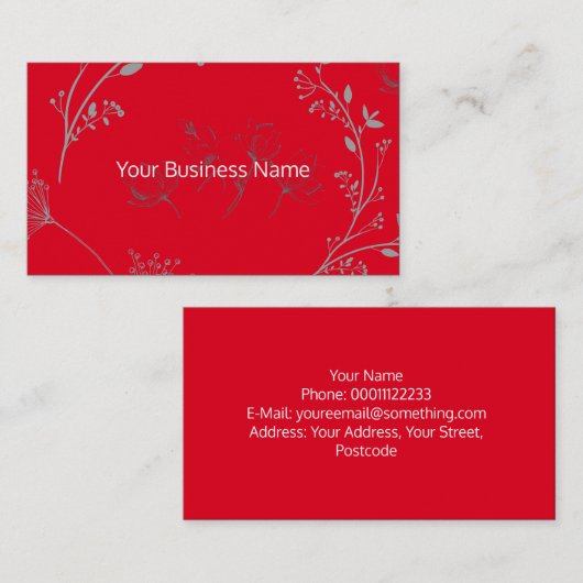 Amerikaner, 8,9 cm x 5,1 cm Visitenkarte (Vorne/Hinten)