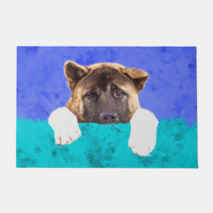 Amerikaner-Akita-Welpe Fußmatte