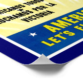 Amerikaner alle ~ Lasst uns für den Sieg kämpfen Poster (Ecke)