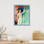 Amerikaner alle! ~ Personalisierter Vintager Weltk Poster (Küche)
