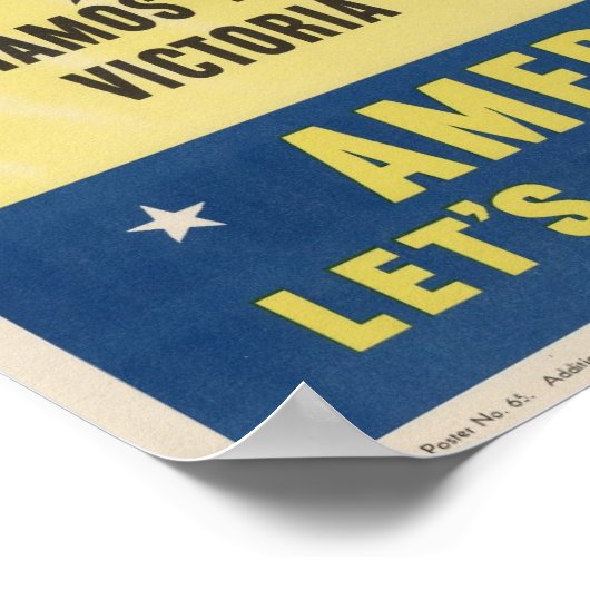 Amerikaner alle! poster (Ecke)