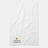 Amerikaner als Apfelkuchen Handtuch (Vertikal)