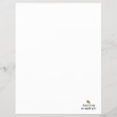 Amerikaner als Apple Pie Flyer (Vorne)