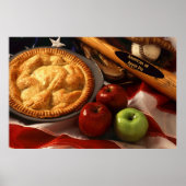Amerikaner als Apple Pie Poster (Vorne)