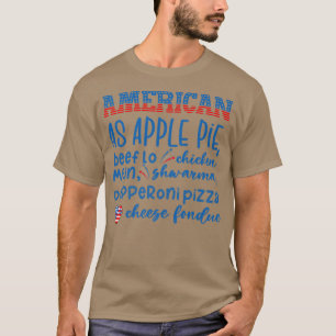 Amerikaner als Apple Pie T-Shirt