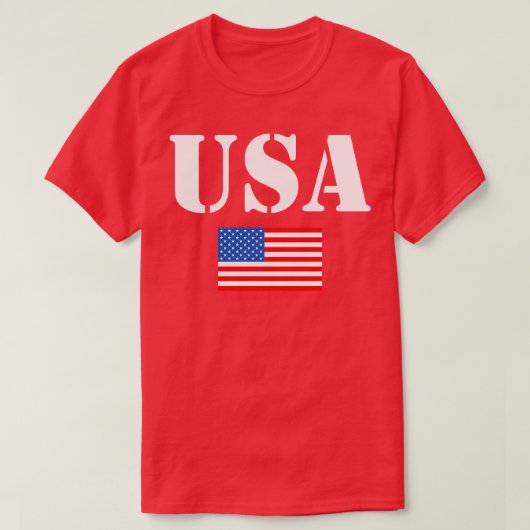 Amerikaner am 4. Juli T-Shirt (Design vorne)