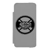 Amerikaner-ArbeitsParty Incipio iPhone Geldbeutel-Hülle (Folio Vorderseite)