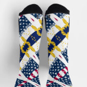 Amerikaner auf der Azoren, Portugal Socken (Oben)