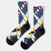 Amerikaner auf der Azoren, Portugal Socken (Links)