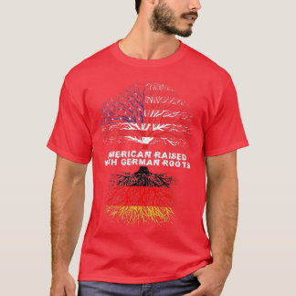 Amerikaner aufgewachsen mit Deutschland Roots T-Shirt