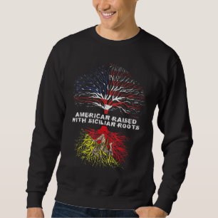 Amerikaner aufgewachsen mit sizilianischen Roots S Sweatshirt