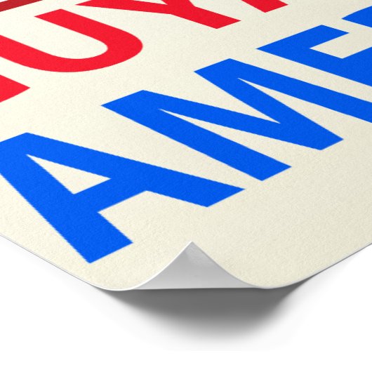 Amerikaner aus Proud-Guyana Poster (Ecke)