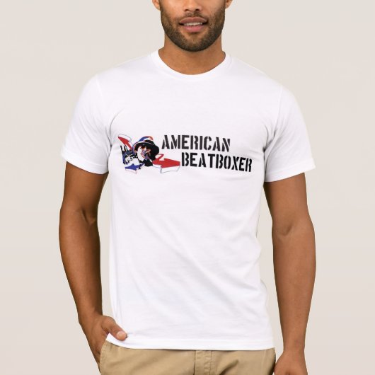 "Amerikaner Beatboxer 2013" klassisches T-Shirt (Vorderseite)
