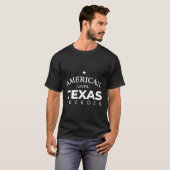 Amerikaner bis Texas Sectors für einstündige Staat T-Shirt (Vorne ganz)